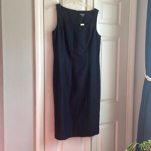 Navy blue sleeveless dress by Ann Taylor